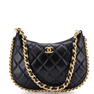 Chanel CC Chain Around Hobo Quilted Lambskin